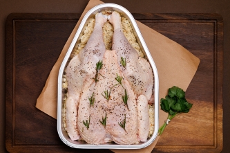 Tear & Share Spatchcock Chicken